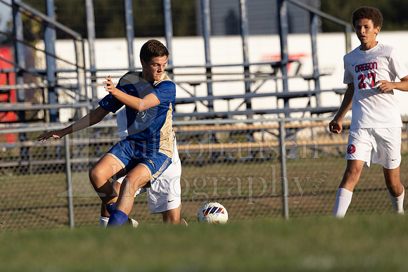 Rockford Christian Boys Varsity Soccer vs Oregon 10-2-2024-0847