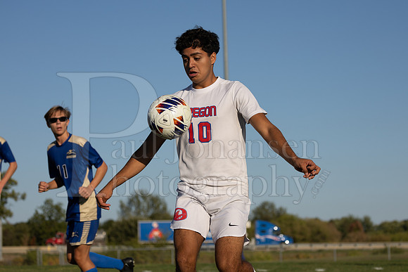Rockford Christian Boys Varsity Soccer vs Oregon 10-2-2024-0464