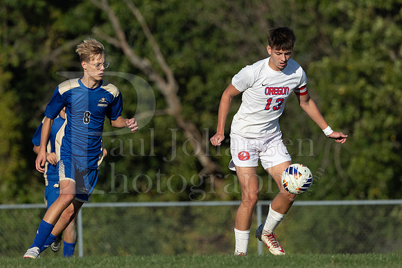 Rockford Christian Boys Varsity Soccer vs Oregon 10-2-2024-0405