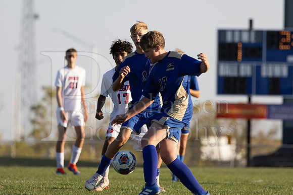 Rockford Christian Boys Varsity Soccer vs Oregon 10-2-2024-0943
