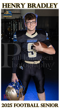 RC Fall Senior Banner Football Henry Bradley