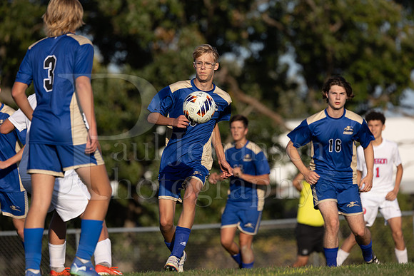 Rockford Christian Boys Varsity Soccer vs Oregon 10-2-2024-0592