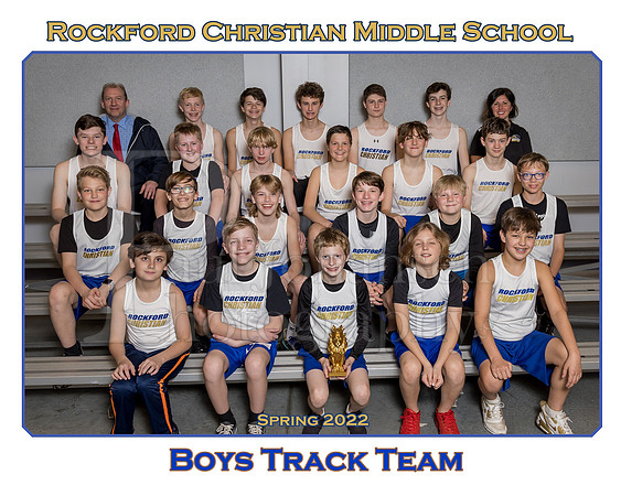 Rockford Christian 2022 8x10 Middle School Boys Track Spring 2022