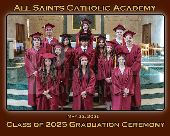 All Saints Catholic Academy Graduation 2025 8x10