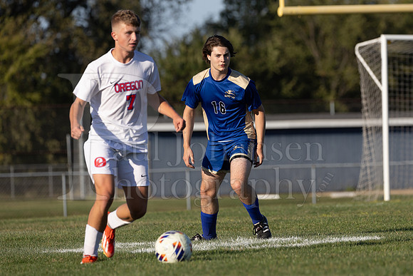 Rockford Christian Boys Varsity Soccer vs Oregon 10-2-2024-0323