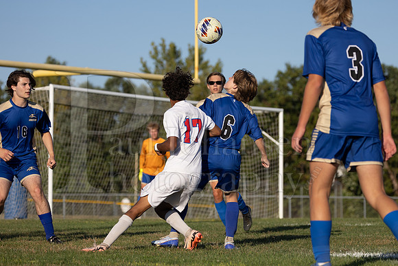 Rockford Christian Boys Varsity Soccer vs Oregon 10-2-2024-0486