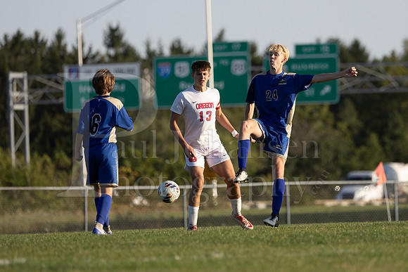 Rockford Christian Boys Varsity Soccer vs Oregon 10-2-2024-0778