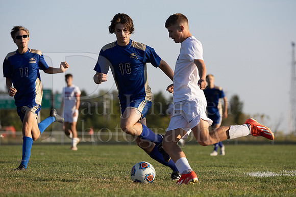 Rockford Christian Boys Varsity Soccer vs Oregon 10-2-2024-0966
