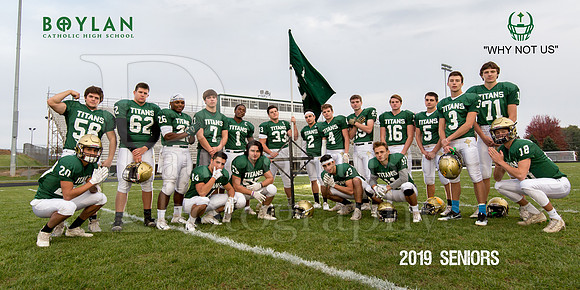 Boylan Varisty Football Seniors 2019