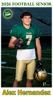 Boylan Football Senior 2026 Alex Hernandez