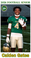 Boylan Football Senior 2026 Caiden Gates