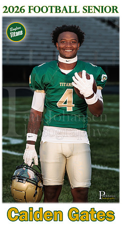 Boylan Football Senior 2026 Caiden Gates