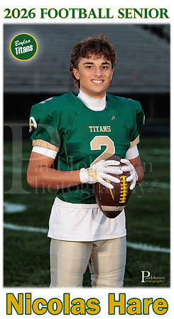 Boylan Football Senior 2026 Nicolas Hare