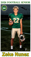 Boylan Football Senior 2026 Zeke Nunez