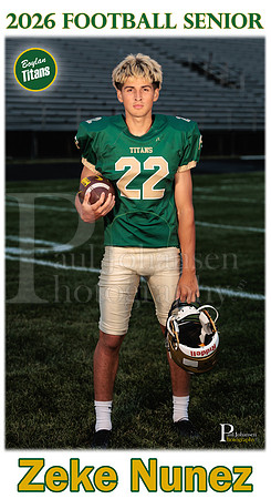 Boylan Football Senior 2026 Zeke Nunez