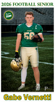 Boylan Football Senior 2026 Gabe Vernetti