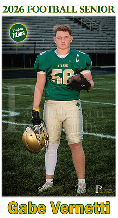 Boylan Football Senior 2026 Gabe Vernetti