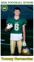 Boylan Football Senior 2026 Tommy Hernandez