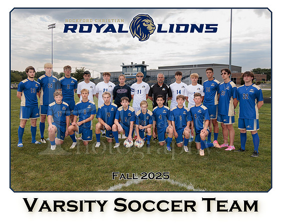 Rockford Christian Fall 2025 Soccer Team