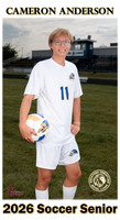 RC Fall 2025 Senior Banner Soccer Cameron Anderson