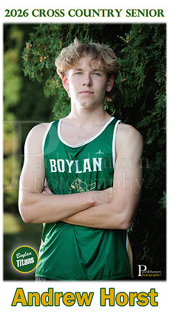 Boylan Cross Country Senior Banner 2026 Andrew Horst
