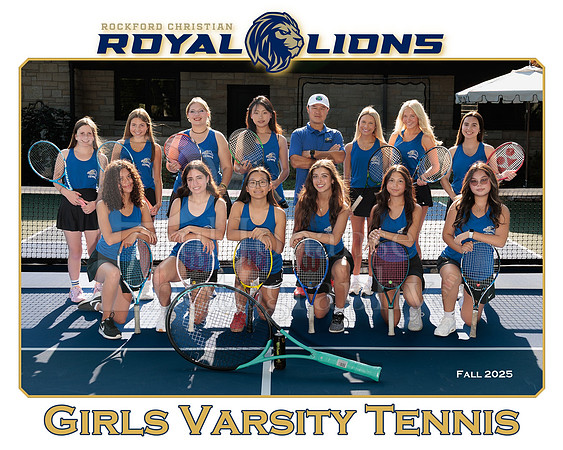 Rockford Christian Girls Tennis Fall 2025 Team