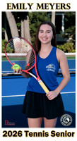 RC Fall 2025 Senior Banner Tennis Emily Meyers