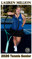 RC Fall 2025 Senior Banner Tennis Lauren Million
