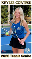 RC Fall 2025 Senior Banner Tennis Keylee Cortese