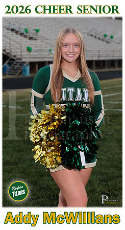 Boylan Cheer Senior Banner 2026 Addy McWilliams