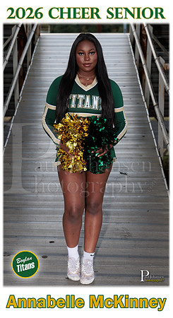 Boylan Cheer Senior Banner 2026 Annie McKinney