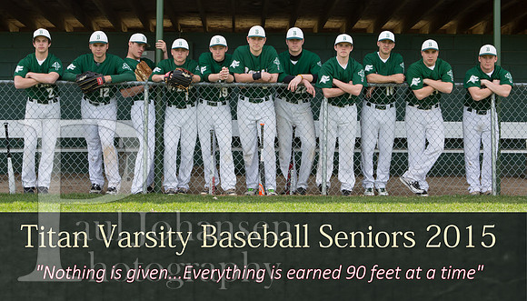 Boylan Varisty Seniors Baseball Poster 2015 ver 1