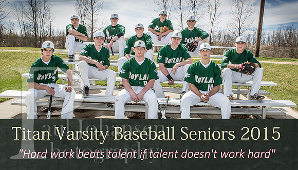 Boylan Varisty Seniors Baseball Poster 2015 ver 3