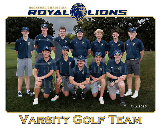 Rockford Christian Boys Golf Fall 2025 Team