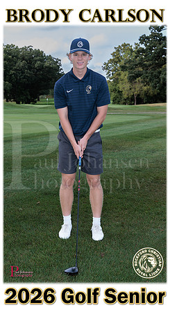 RC Fall 2025 Senior Banner Golf Brody Carlson