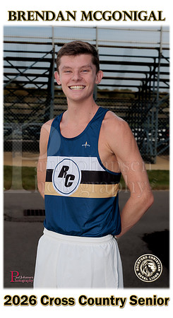 RC Fall 2025 Senior Banner XC Brendan McGonigal