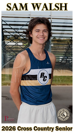 RC Fall 2025 Senior Banner XC Sam Walsh