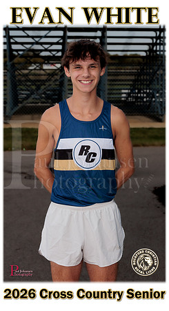 RC Fall 2025 Senior Banner XC Evan White