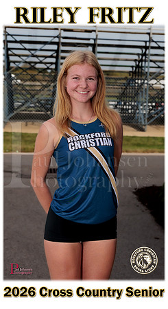 RC Fall 2025 Senior Banner XC Riley Fritz