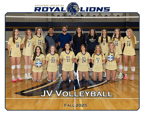 RC 2025 Girls JV Volleyball Team Fall 2025