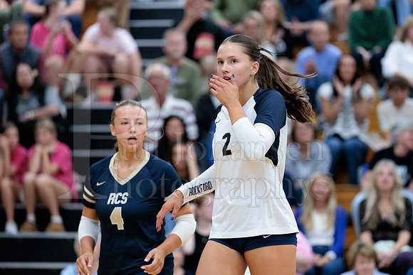 Rockford Christian Girls Varsity Volleyball vs Bryon 10-9-2025-0818