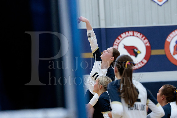 Rockford Christian Girls Varsity Volleyball vs Bryon 10-9-2025-1005