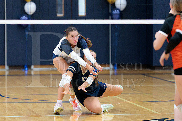 Rockford Christian Girls Varsity Volleyball vs Bryon 10-9-2025-1121