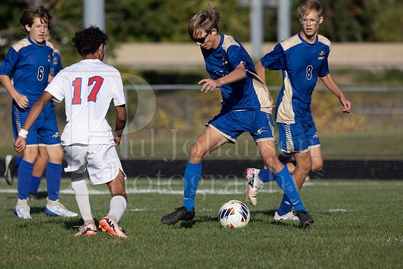 Rockford Christian Boys Varsity Soccer vs Oregon 10-2-2024-0122