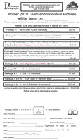 RC Winter 2019 Sports Order Form Page 1