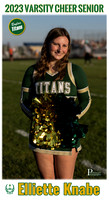 Boylan Dance and Cheer Varsity Senior Banners Fall 2022