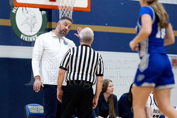Rockford Christian Girls Varsity Basketball vs Newman 12-2-2025-0443