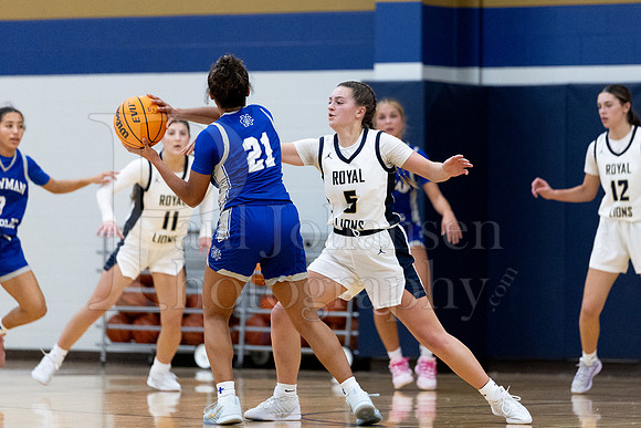 Rockford Christian Girls Varsity Basketball vs Newman 12-2-2025-0546