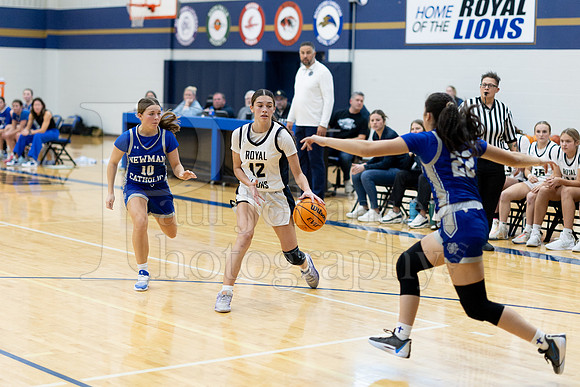 Rockford Christian Girls Varsity Basketball vs Newman 12-2-2025-0822