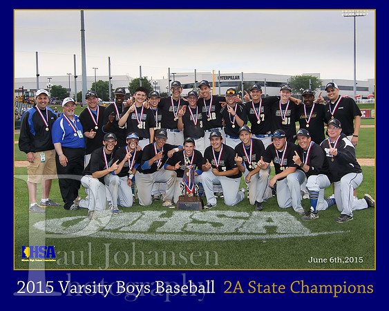 Rockford Christian Commons 2015 2A Baseball State Champions 6-6-2015